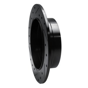 Mercedes-Benz B200 Brake Rotor (1) - Rear Right - R1 Concepts - Drilled & Slotted - Black - `06-`11